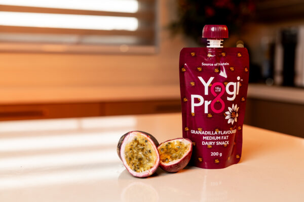 YogiPro Granadilla Flavoured Medium Fat Dairy Snack 200g - Image 2